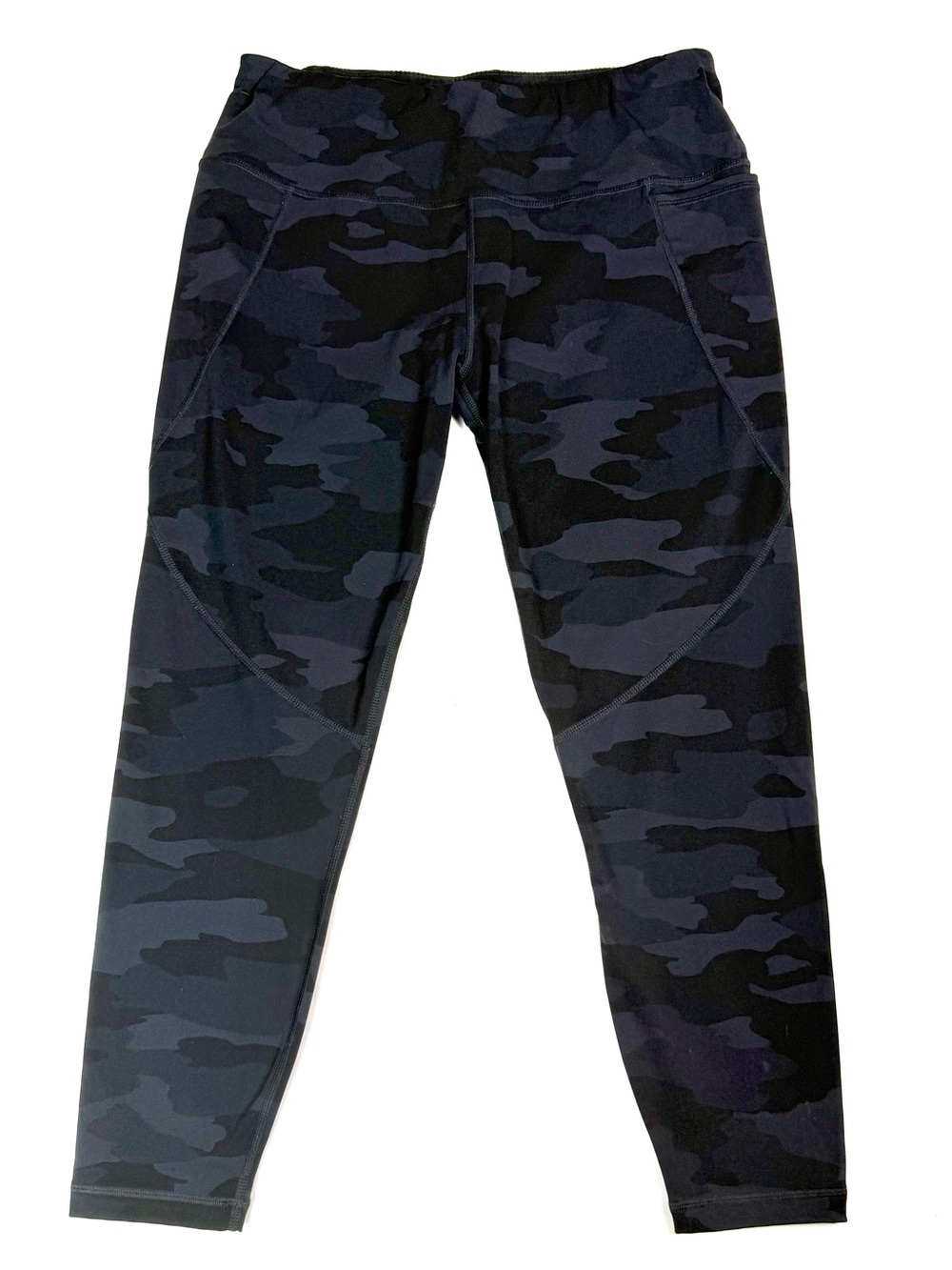 Sweaty Betty Power 7/8 Leggings Women’s 10 Black Gray Camo Workout Running